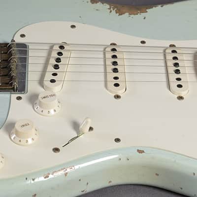 Fender Custom Shop Stratocaster 1957 Hardtail REL Faded Aged Sonic Blue 2022 image 9