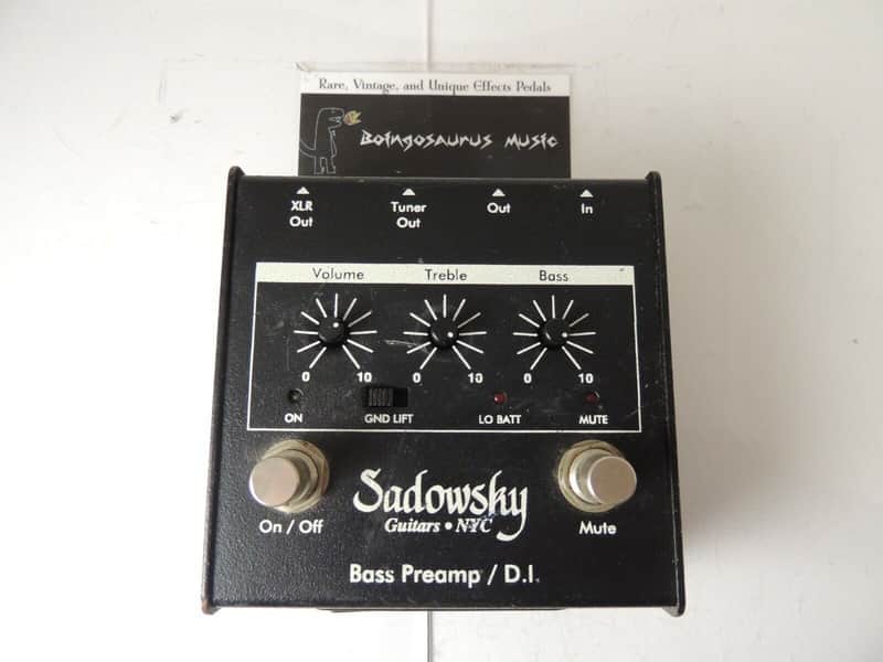 Sadowsky Bass Preamp/DI EQ Effects Pedal Free US Shipping image 1