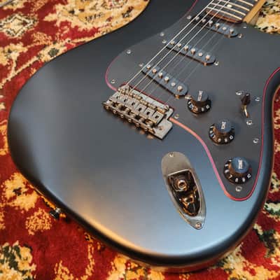 2025 Fender Japan Limited Hybrid II Stratocaster Noir Satin Black - Alder Body - Flagship Tokyo Exclusive - MIJ JD25 image 6
