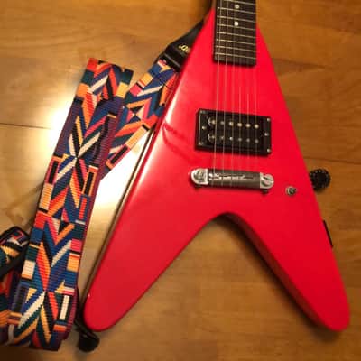 Maestro by Gibson Roadie Mini Flying V Red Gibson Music Education 2000s w fonky strap & bag image 1