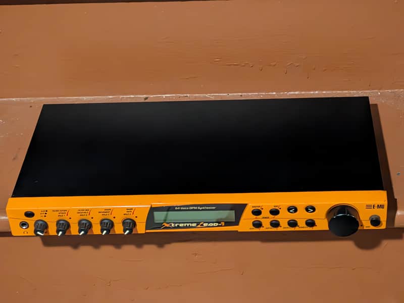 E-MU Systems Xtreme Lead-1 Rackmount 64-Voice Expandable Synthesizer 2000 - Orange image 1