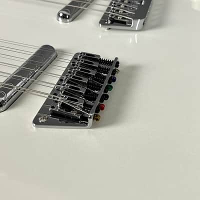 Danelectro Doubleneck 6-String/12-String 2024 - White Pearl image 5
