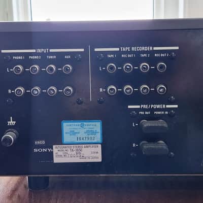 Sony TA-3650 - 1976-79 - Brushed Aluminum image 12
