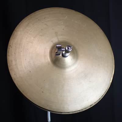 A. Zildjian 14" Transition Stamp Hi-Hat Cymbals (Pair) 1946 - 1953