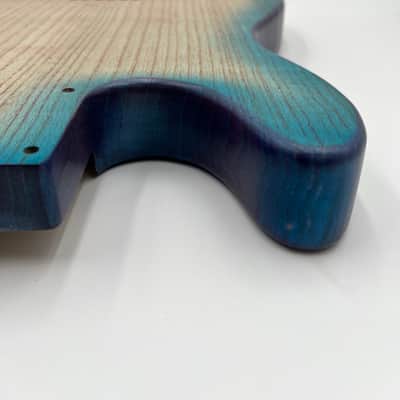 Warmtone Custom Guitars Telecaster “Mermaids Beach” Guitar Body 2 Piece Swamp Ash image 6