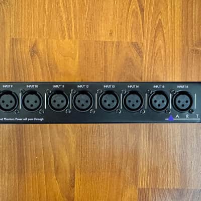 ART P16 Rackmount 16-Channel Balanced XLR Patchbay - Black (Unit A) image 7
