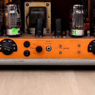 1970 Orange Matamp SL-100 Slave Amplifier w/ GEC KT88 Quad, Ormat image 8