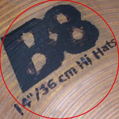 Sabian 14" B8 Hi-Hat Cymbals - Non-Factory Pair (950g/1150g) image 18