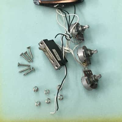 1989 Fender Japan MIJ FujiGen Loaded Strat Flat Pole Pickups Full Wiring Harness image 1