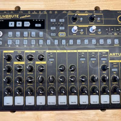 Arturia DrumBrute Creation 2018 - 2020 + Decksaver, Black