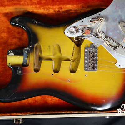 All Original! 1964 Fender Stratocaster Sunburst image 23