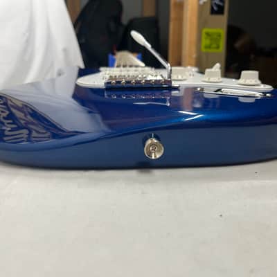 Fender Standard Stratocaster strat HSS Electric Guitar MIM - Made in Mexico- Electron Blue image 18