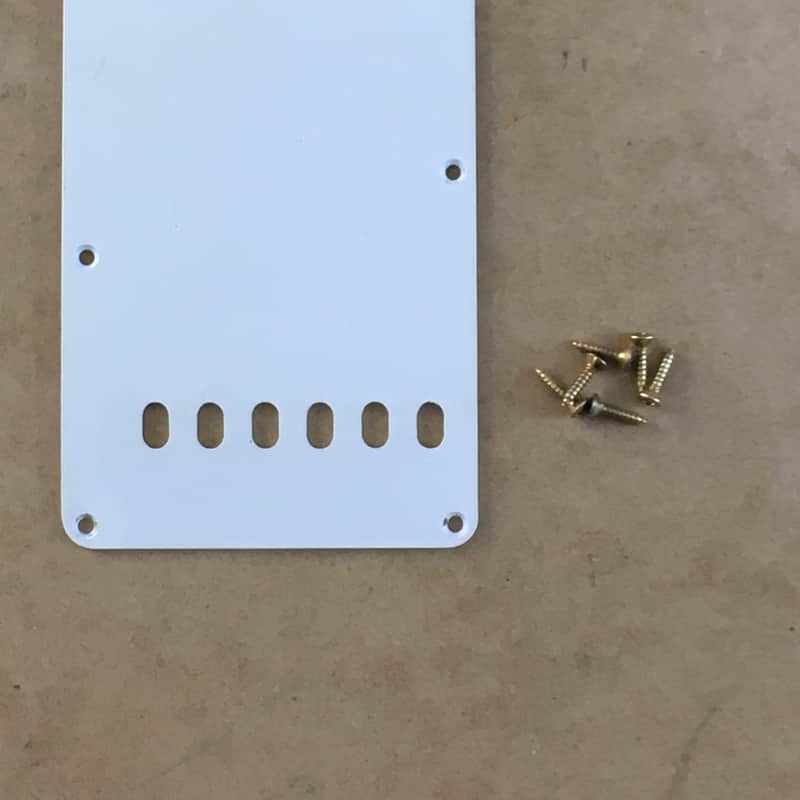 ? Fender Strat Tremolo Cover Natural Relic Finish