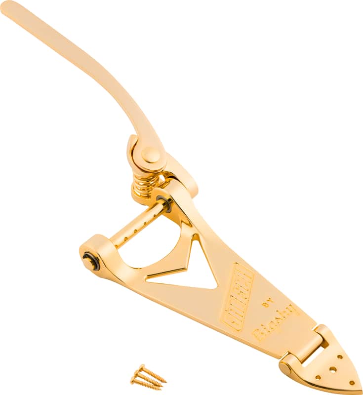 Bigsby Gretsch Branded Tailpiece Bigsby B6 String-Thru Gold