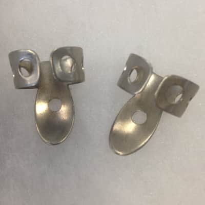 National Oval 8 Finger Pick PAIR 1940's/50s Vintage Fingerpicks Perfect Banjo/Lap Steel Picks, Rare! image 2