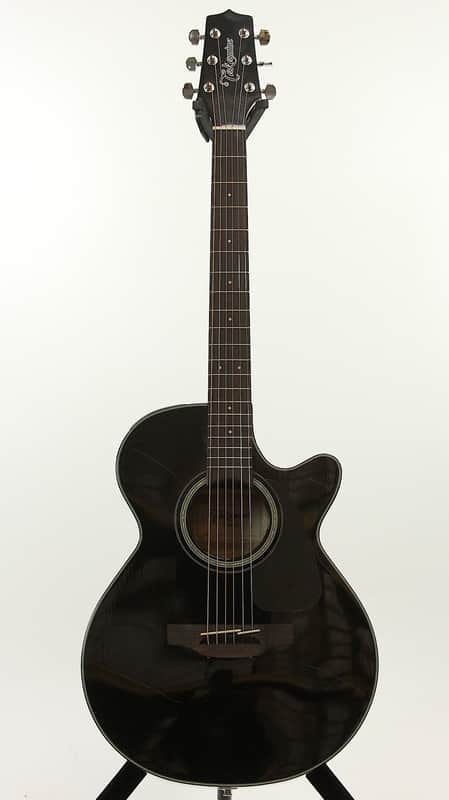 Takamine GF30CE-BLK Black FXC Electric Acoustic Guitar B Stock image 1