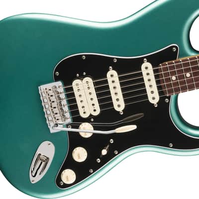 Fender American Professional Classic Stratocaster HSS RW - Faded Sherwood Green Metallic image 10
