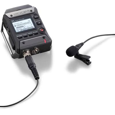 Open Box: ZOOM F1-LP F1 Field Recorder And Lavalier Mic Two Channel Audio Recorder image 2