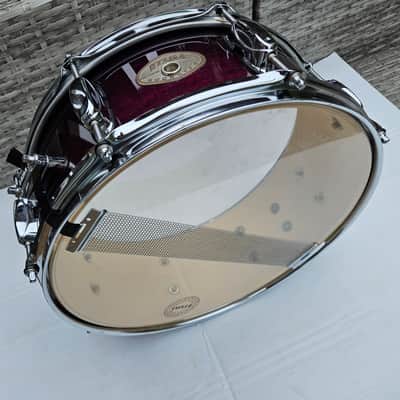 Tama Rockstar 90s - Purple Burst Snare Drum 14x5 image 4