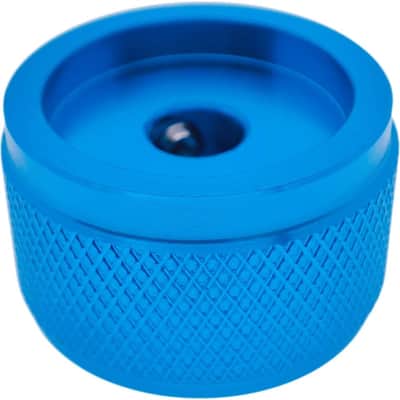 5 Pack Aluminum Rotary Electronic Control Potentiometer Knob,for 0.23'' Diameter Shaft, 0.98'' Dia, 0.61'' H, Guitar Knob, Audio knob, Volume Control Knob (Blue) image 6