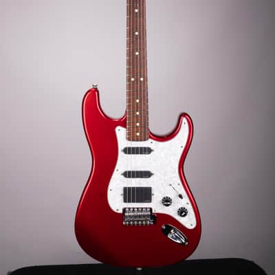 Used 2004 Fender Fat Stratocaster - With EMG Pickups - Red image 3