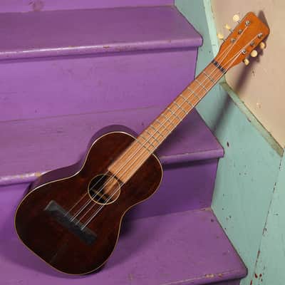 1920s Mendel's (Oscar Schmidt) 6-String Tenor Ukulele Conversion (VIDEO! Fresh Work, Ready) image 1