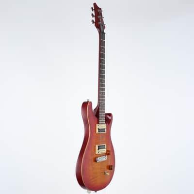 Paul Reed Smith (PRS) SE CUSTOM 22 Flat Top Moon Inlay Cherry | Reverb