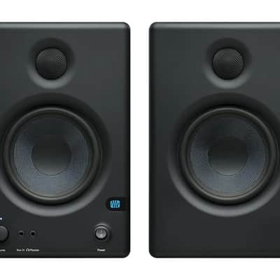 PreSonus Eris E4.5 2-Way 4.5" Active Studio Monitor (Pair) 2013 - Present - Black image 1