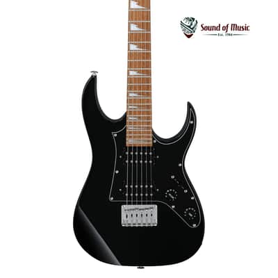 Ibanez Mikro GRGM21BKN Electric Guitar - Black Night image 1