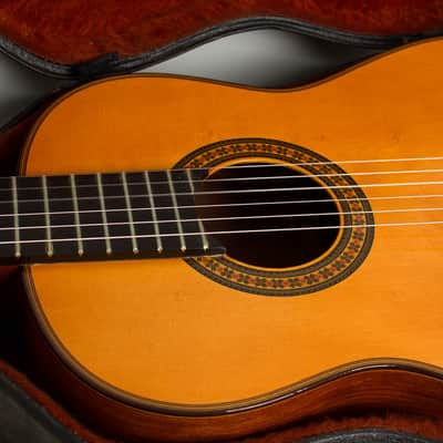 Del Pilar Classical Guitar (1980), black hard shell case. image 13