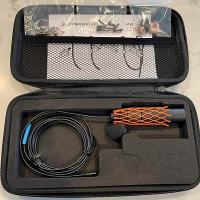 Sennheiser MKE 2-P Black Lavalier Microphone image 1