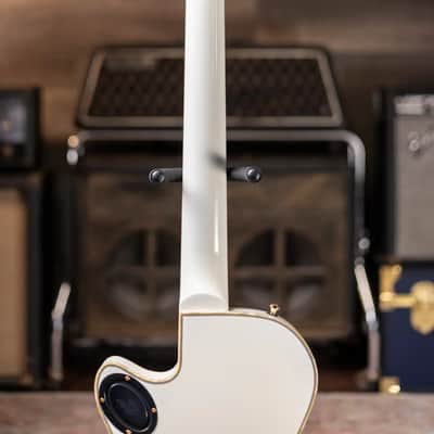 Duesenberg Fantom A Electric Guitar - Aged White with Hardshell Case - Demo image 9