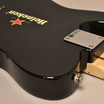 2010 Fender LTD Standard Telecaster Heineken Promo Black MIM w/Bag image 15