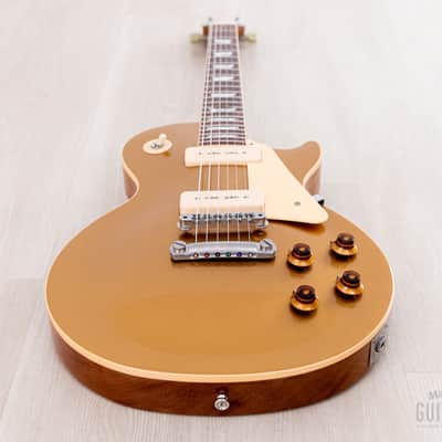 1988 Gibson Les Paul Standard Showcase Edition Goldtop Pre-Historic 1956 Spec w/ Case, Tags image 11