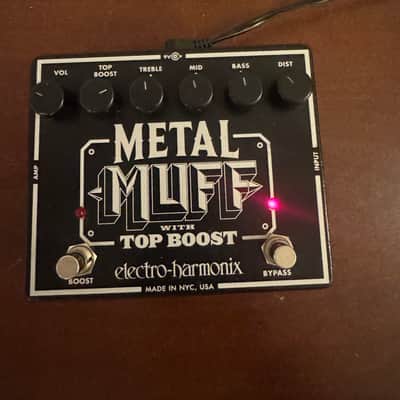 Electro-Harmonix Metal Muff Distortion with Top Boost 2006 - Present - Black image 2