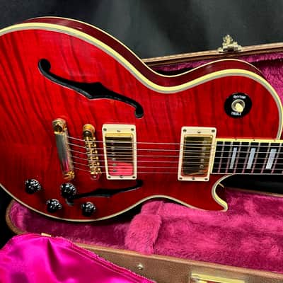 Gibson Les Paul Custom Florentine Plus Custom Shop USA 1997 - Cherry Red image 10
