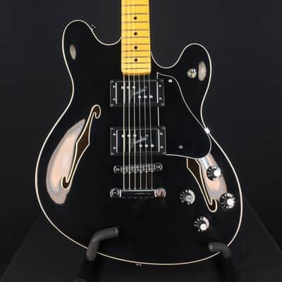 Fender Starcaster Semi-Hollowbody Electric Guitar, Black image 2