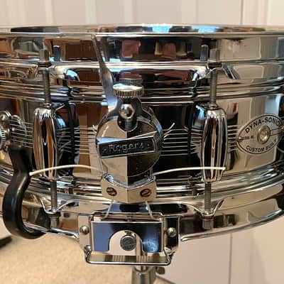 Rogers 7-Line DynaSonic 5x14 snare drum w/NEW B&B lugs SN1789 image 2