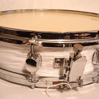 MARTIAL PERCUSSION PICCOLO SNARE DRUM WHITE PEARL OYSTER - 13x3.5" 8L - FREE SHIP TO C-USA! image 5