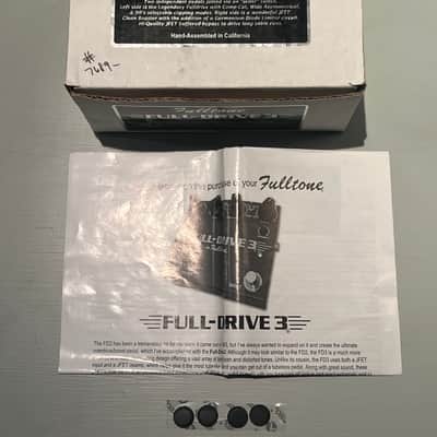 Fulltone Full-Drive 3 JFET Dual Overdrive & Boost Guitar Effect Pedal image 5