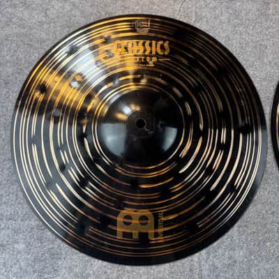 Meinl 14" Classics Custom Dark Hi-Hat (Pair) 2014 - Present - Dark image 2