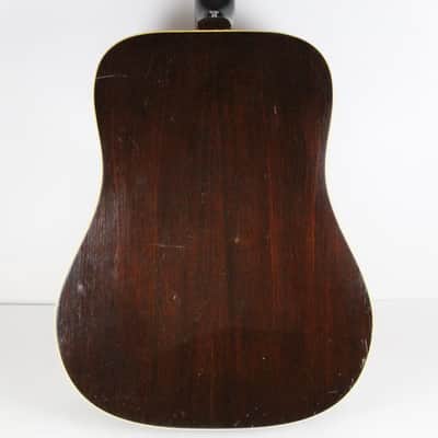 1968 Vintage Gibson J45 ADJ Sunburst Finish 1960s Kalamazoo USA +OHSC image 10