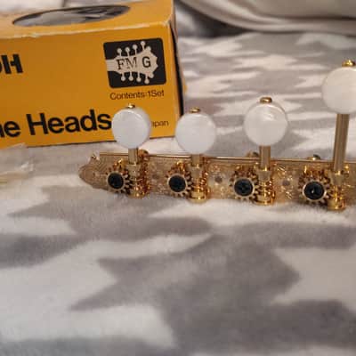 Gotoh Machine Heads / Tuners MF40 (M260FM) Gold F-style - Nickel/Gold image 3