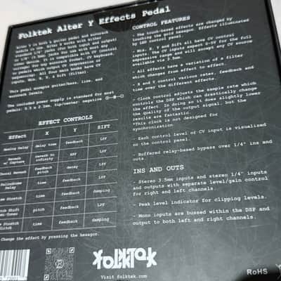 Folktek Alter Y Effects Pedal 2022 image 3