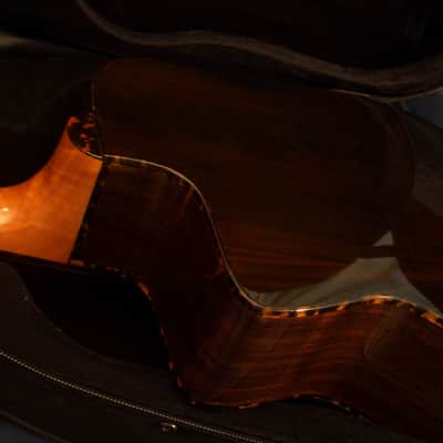 Sale, LAST ONE!!! Cafe Americain Renata Gypsy Jazz Guitar, From France, Strikingly Beautiful image 10