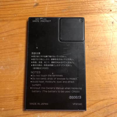 Yamaha MCD32 Memory Card with fresh battery (tested working) image 2