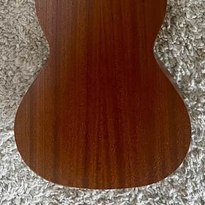 Luna UKE TRIBAL Tenor Size Mahogany Acoustic Ukulele - Satin Natural image 1