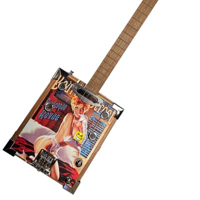 CIGAR BOX GUITAR 3 String 25.5" Scale image 5