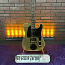 TGF Chop Shop Squier Custom John 5 Signature J5 Telecaster Electric Guitar - Frost Gold/Black - w/Hard Case
