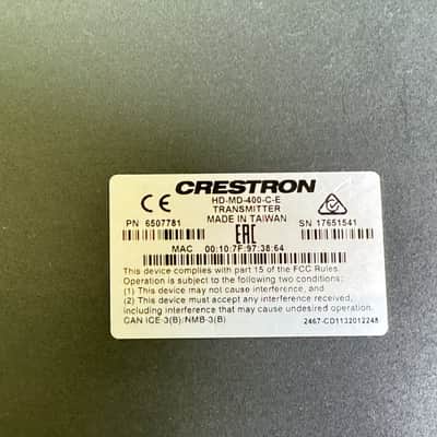 Crestron HD-MD-400-C-E Multi-format Switch and TRANSMITTER with Adapter image 4